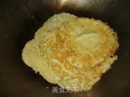 Make Egg onion cakes step 5