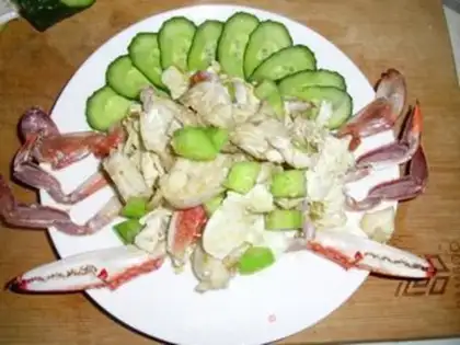 Make Crab cucumber step 9