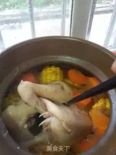 Make White pheasant step 4