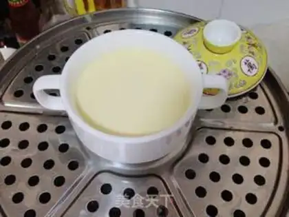 Make Tai Chi milk stewed eggs step 7