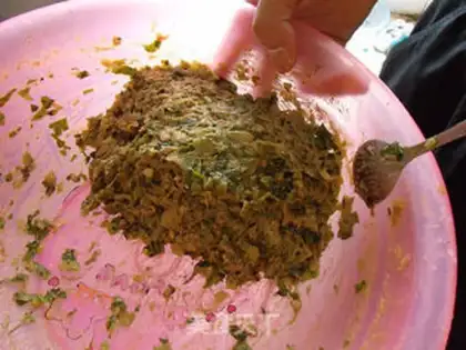Make Corn dumplings step 1