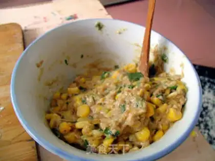 Make Corn dumplings step 2