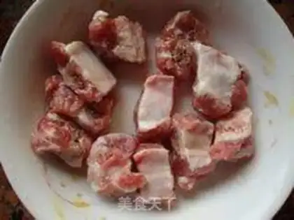 Make Pineapple velvet ribs step 0