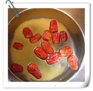 Make Potato date congee step 1