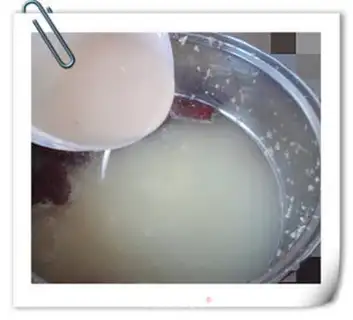 Make Potato date congee step 6