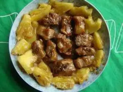 Make Pineapple velvet ribs step 8