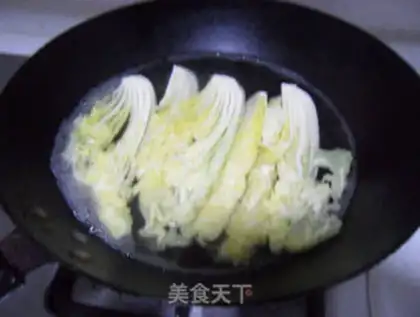 Make Garlic fans steaming doll food step 1