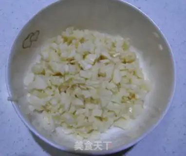 Make Garlic fans steaming doll food step 2