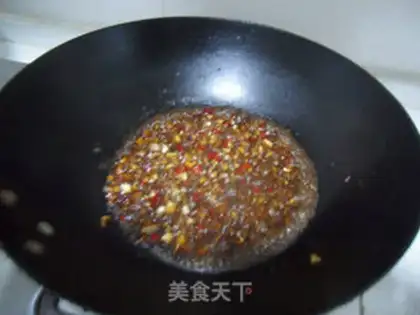 Make Garlic fans steaming doll food step 8