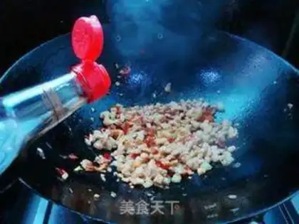 Make Pretzel meat, eggplant step 5