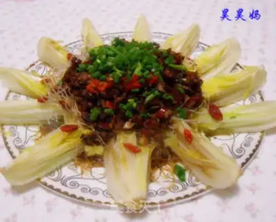 Make Garlic fans steaming doll food step 9