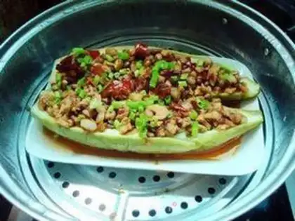 Make Pretzel meat, eggplant step 8