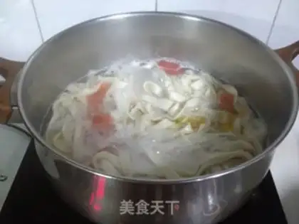 Make Tomato chicken noodles step 4