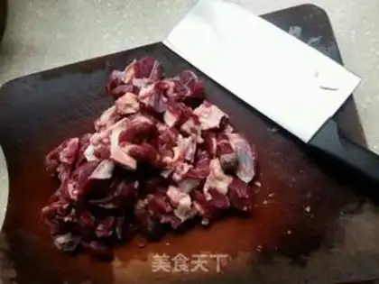 Make Red beef step 1