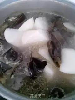 Make White radish sea rib soup step 4
