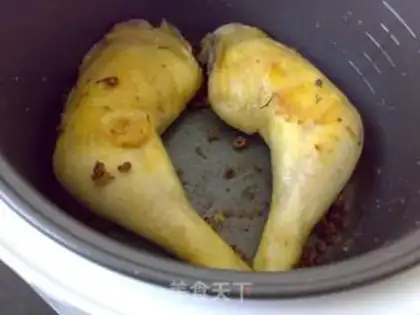 Make Porridge chicken leg step 9