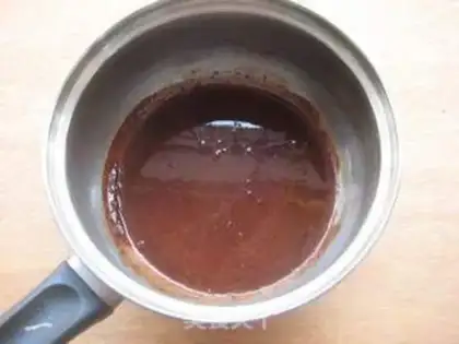 Make Hot chocolate milk step 1