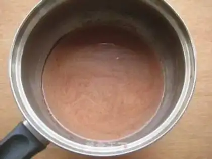 Make Hot chocolate milk step 2