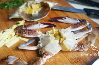 Make The porridge crabs bloom at night step 1