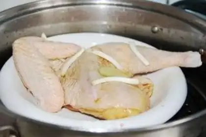 Make Steam chicken step 2