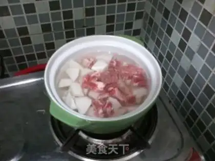 Make Farmer radish stew step 2