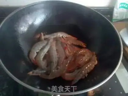 Make Red shrimp step 2