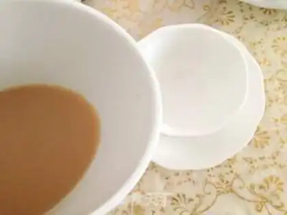 Make Milk tea in the private room step 9