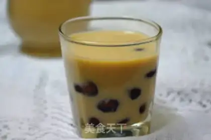 Make Handmade pearl milk tea step 16