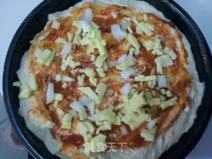 Make Chicken pizza in Orleans step 7