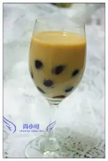 Make Handmade pearl milk tea step 17