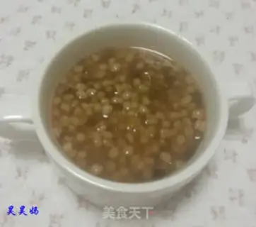 Make Green bean wheat congee step 5