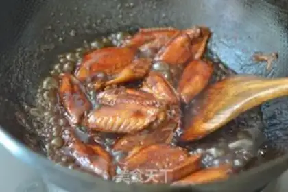 Make Red chicken wings step 7
