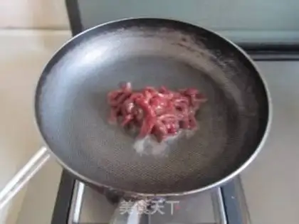 Make Pickle pepper beef silk step 2