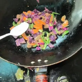 Make Scrambled carrots step 2