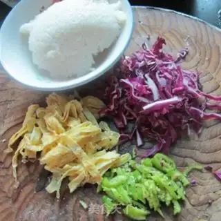 Make Double silk rice step 1