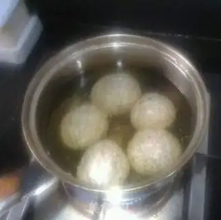 Make Squeeze meat ball step 7