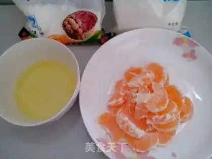 Make The silk and orange step 0