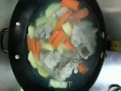 Make Korean spinal fire pan spine step 1