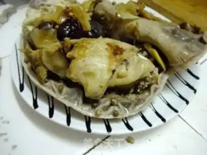 Make Piggy belly chicken step 7