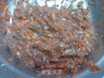 Make Carrot lamb dumplings step 9