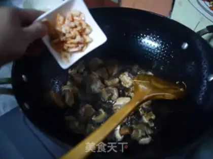 Make Cracker mushroom rice rice step 2