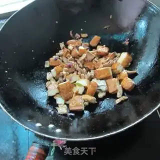 Make Soy tofu fried meat step 5