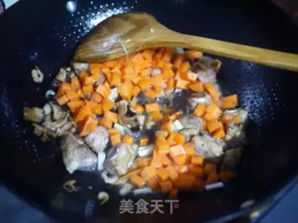 Make Cracker mushroom rice rice step 3