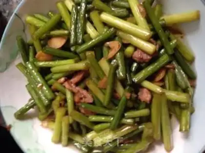 Make Garlic fried meat step 8