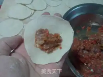 Make Carrot lamb dumplings step 13