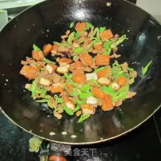 Make Soy tofu fried meat step 7