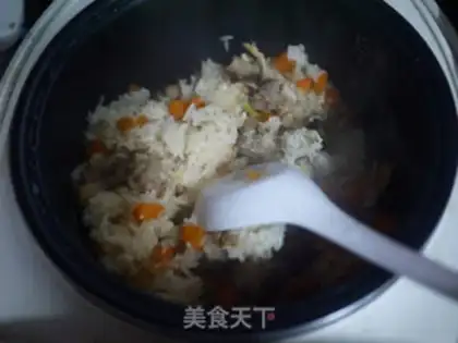 Make Cracker mushroom rice rice step 5