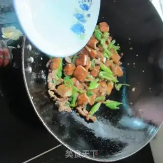 Make Soy tofu fried meat step 8