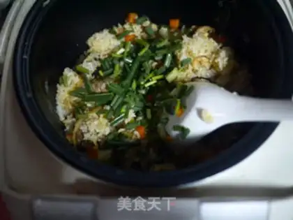 Make Cracker mushroom rice rice step 6