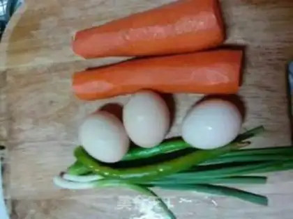Make Carrot omelet step 0